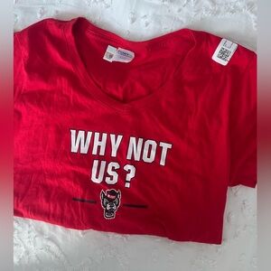 NWT Why Not Us T-shirt